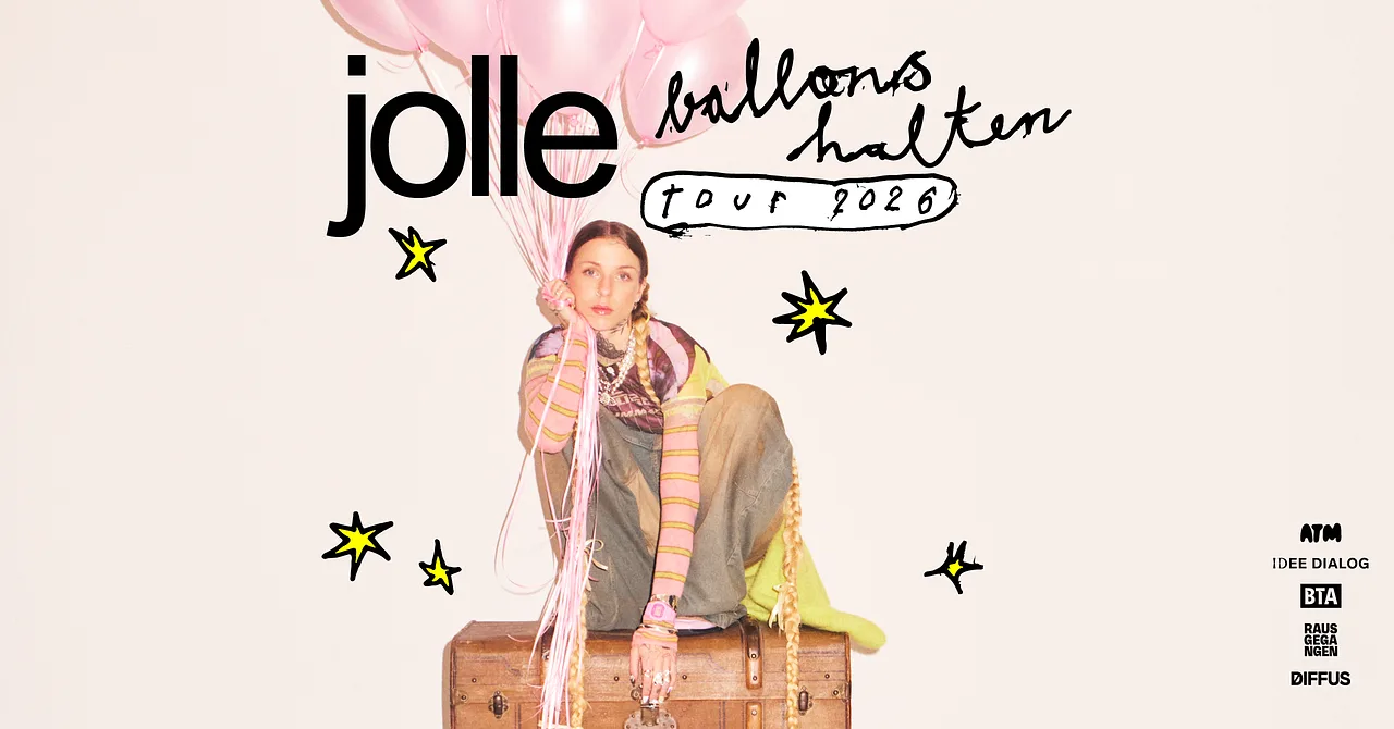 Jolle auf „ballons halten tour 2026“